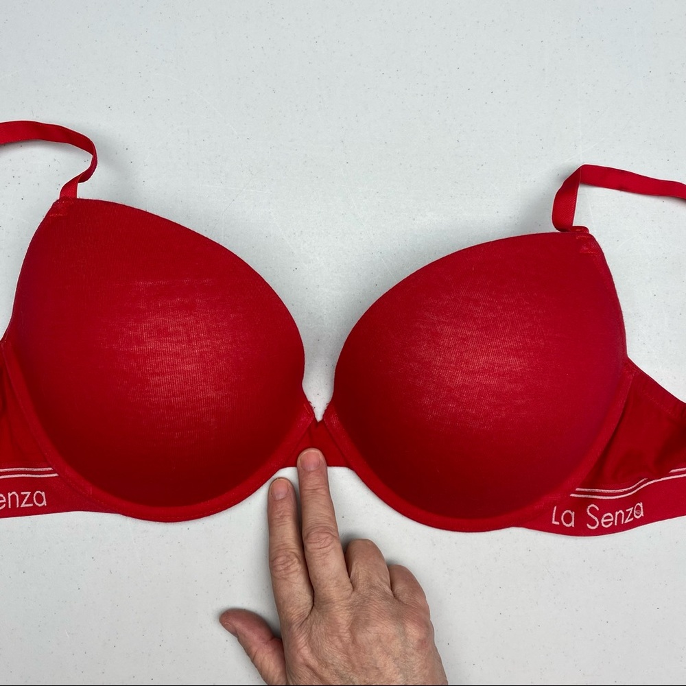 LS RED "Remix" Cotton Push-up, 38D. *P1024